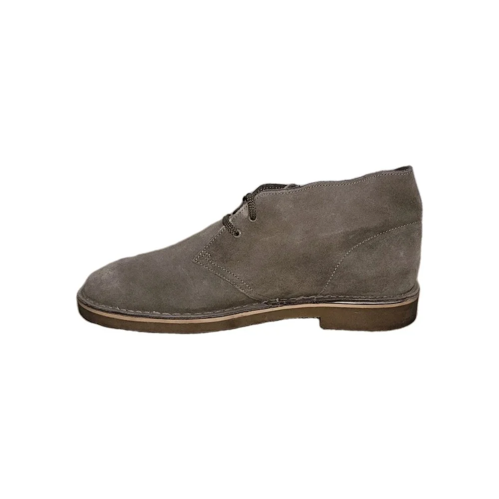Clarks Bushacre Suede Chukka Boots Men's Size 10.5 W Wide Desert Shoes Brown
